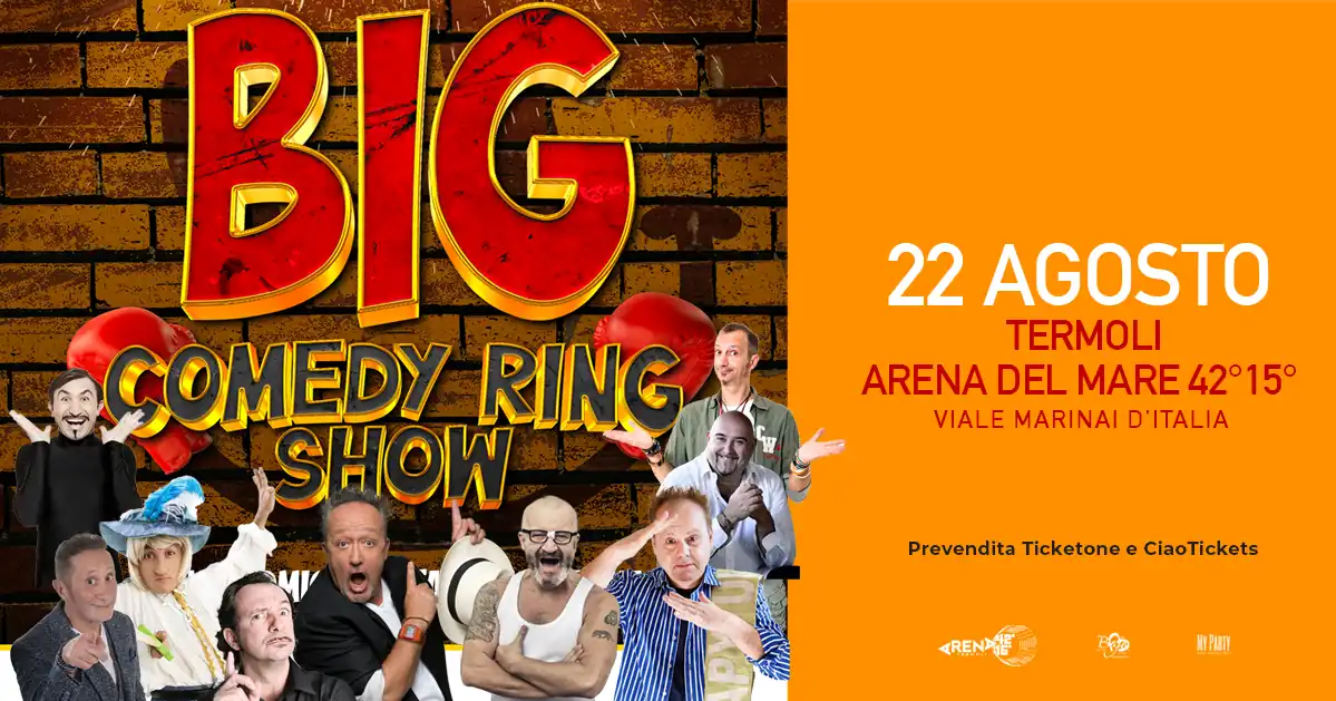 Locandina "The Big comedy ring show"