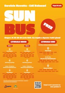 locandina orari navetta sunbus Termoli