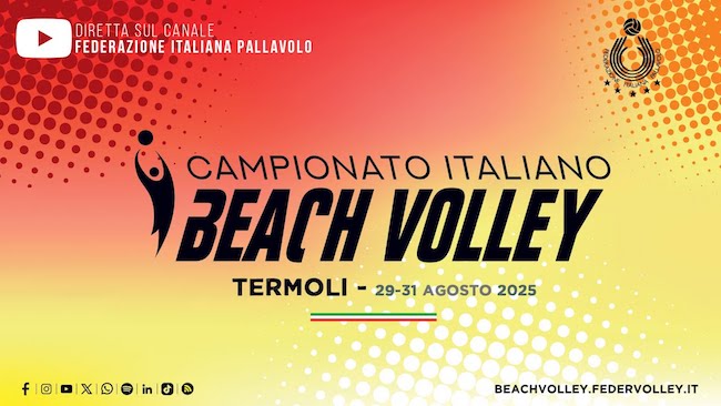 Locandina "Campionato italiano beach volley a termoli"