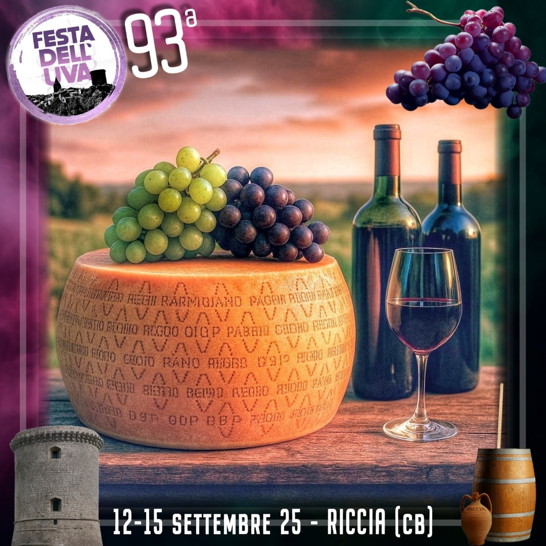locandina " 93a Festa dell'Uva a Riccia"