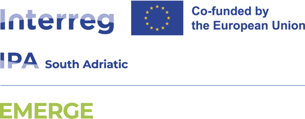 LOGO_EMERGE_POSITIVO_VERTICALE Logo Progetto EMERGE Interreg IPA South Adriatic