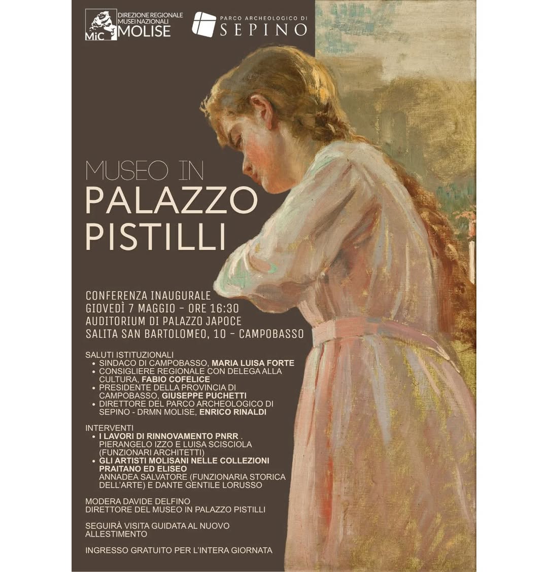 Locandina inaugurazione Palazzo Pistilli CB