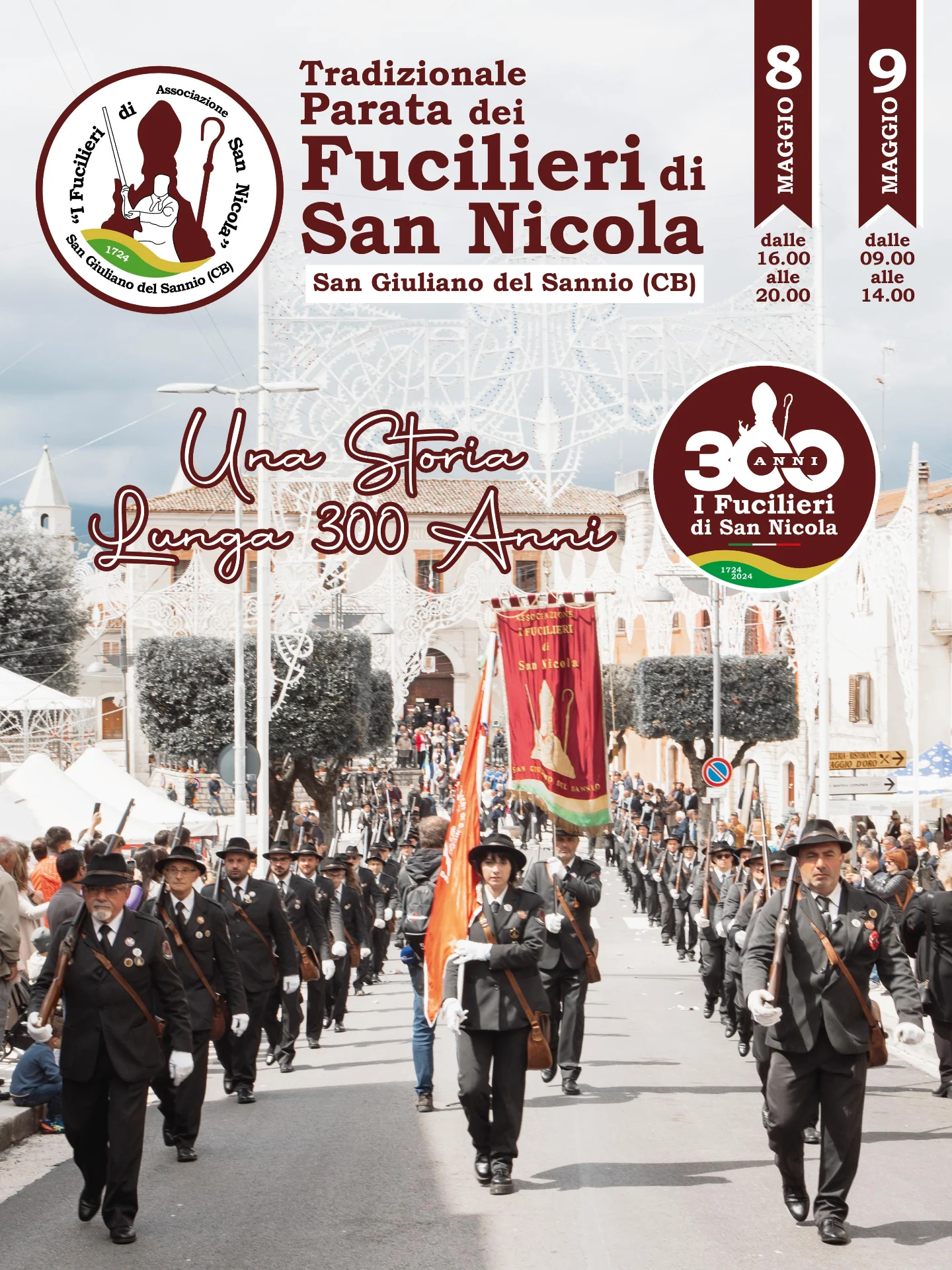 Locandina Tradizionale Parata dei Fucilieri di San Nicola