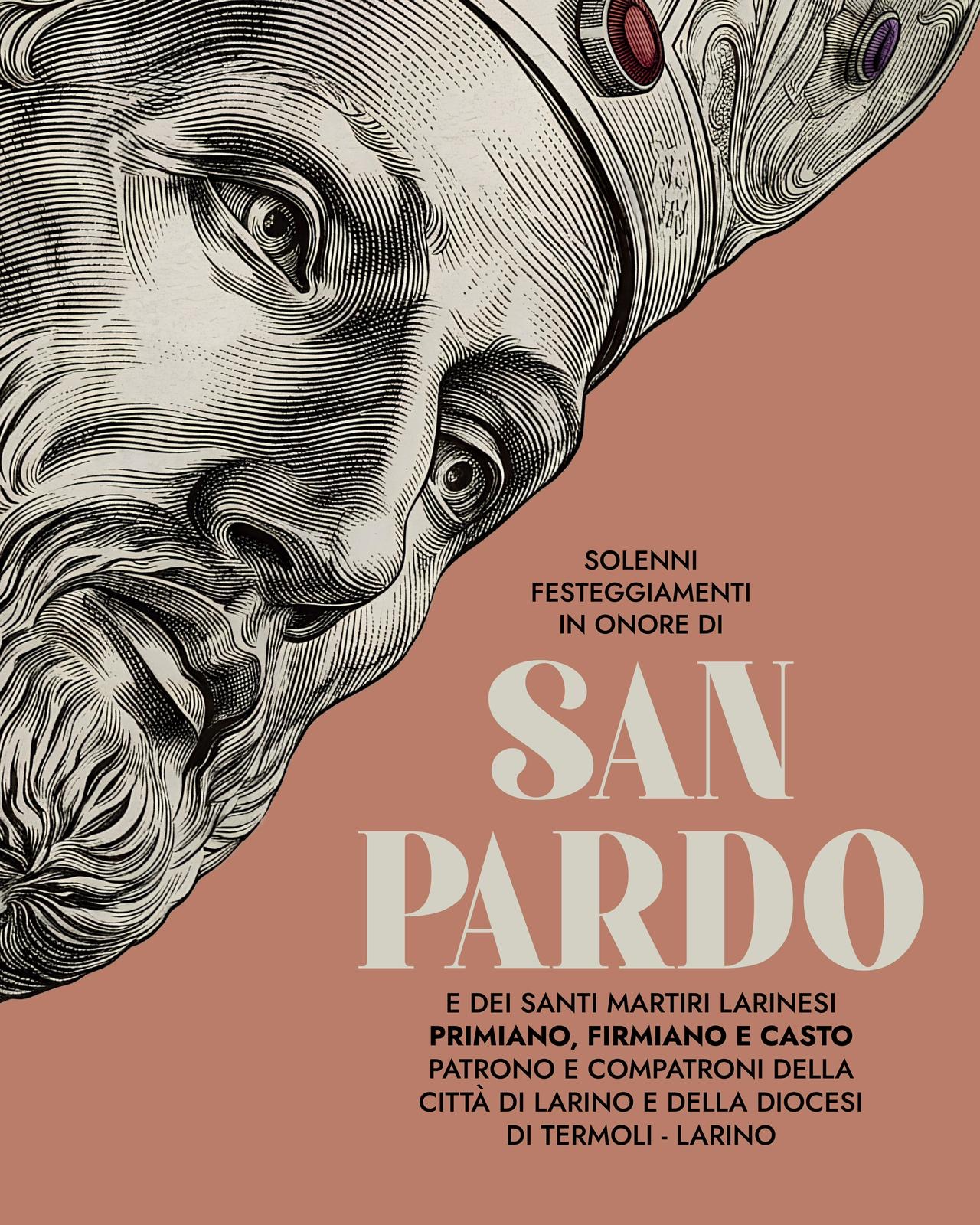 Locandina Solenni festeggiamenti in onore di San Pardo