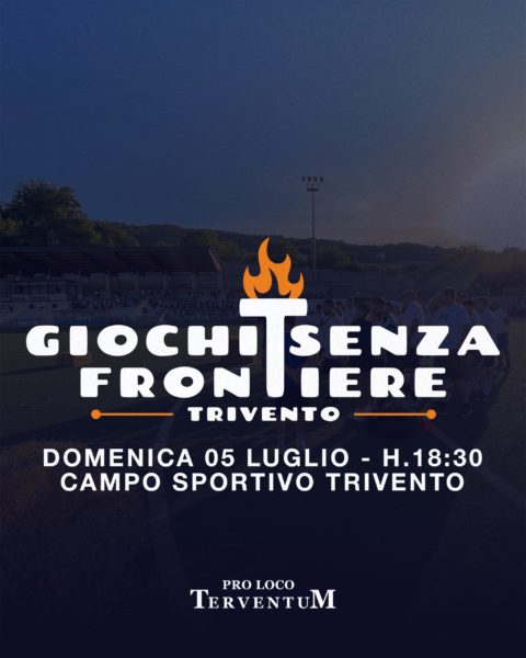 locandina dell'evento Giochi Senza Frontiere Trivento