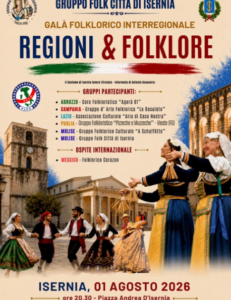 locandina regioni e folklore isernia